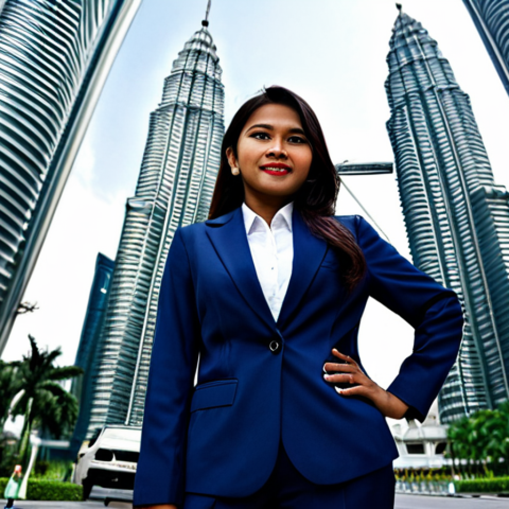 디지털 마케팅 채널 통합 관리의 중요성 - Business Professional**

A professional Malay businesswoman in a modest, dark blue business suit, st...