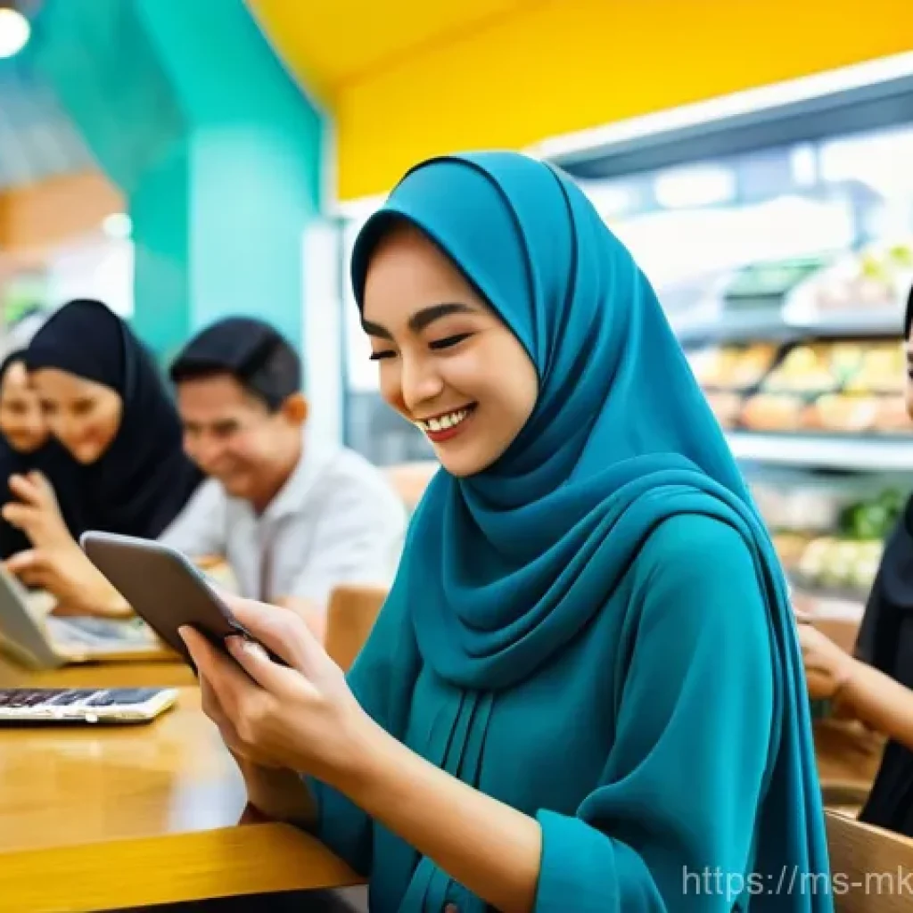 페이스북 광고 타겟팅 전략 - **Prompt Title: "Diverse Malaysian Audience Engagement"**
    **Description:** A vibrant, bustling s...