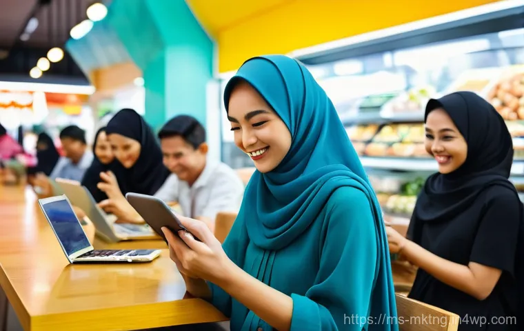 페이스북 광고 타겟팅 전략 - **Prompt Title: "Diverse Malaysian Audience Engagement"**
    **Description:** A vibrant, bustling s...