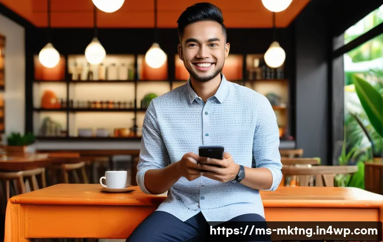 전환율 개선을 위한 랜딩 페이지 최적화 - A modern Malaysian digital marketing landing page layout displayed on a sleek smartphone screen held...