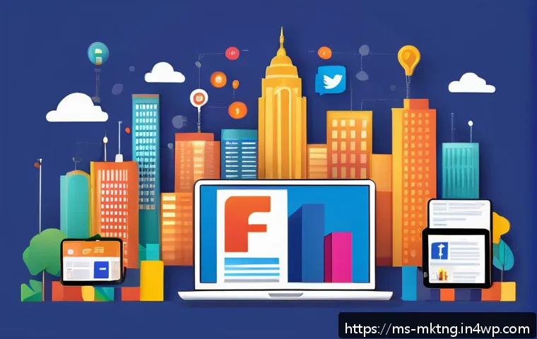페이스북 페이지 최적화로 유기적 도달 증가 - A vibrant digital illustration of a diverse group of Malaysian social media users actively engaging ...